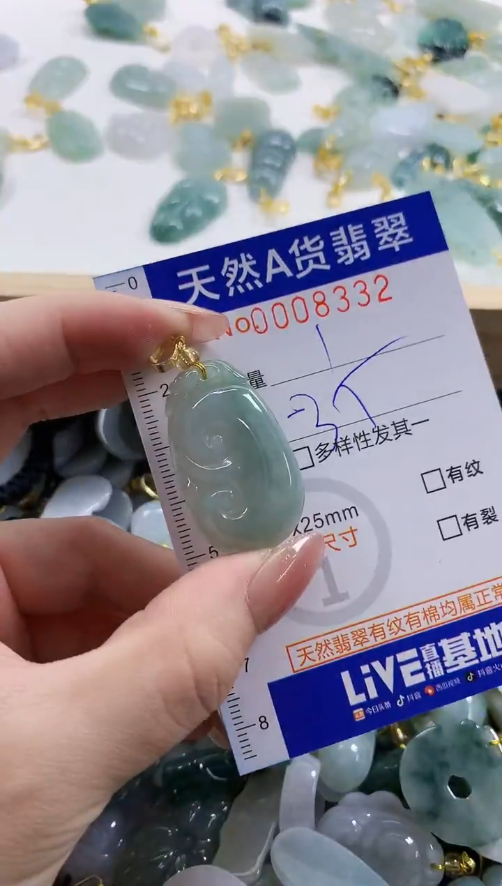 颈饰未镶嵌翡翠天然A货翡翠