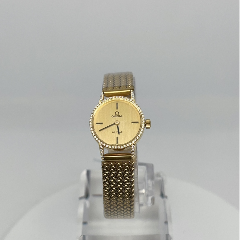 95新 Omega/欧米茄  手动机械后钻20mm/公价32999/wh9640