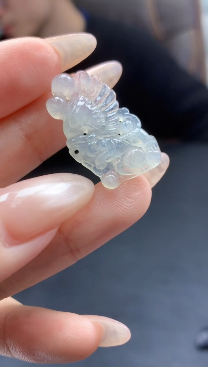 【闪购商品】定制翡翠未镶嵌009ee-毛货挂件12