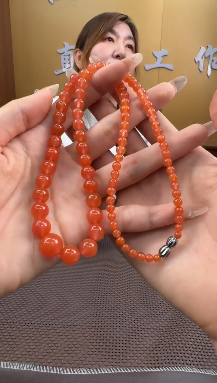 【闪购商品】玛瑙/玉髓项链未镶嵌项链