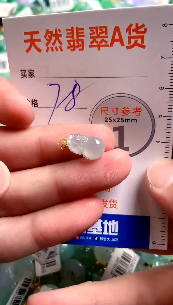 【闪购商品】翡翠颈饰18K金镶嵌13002596