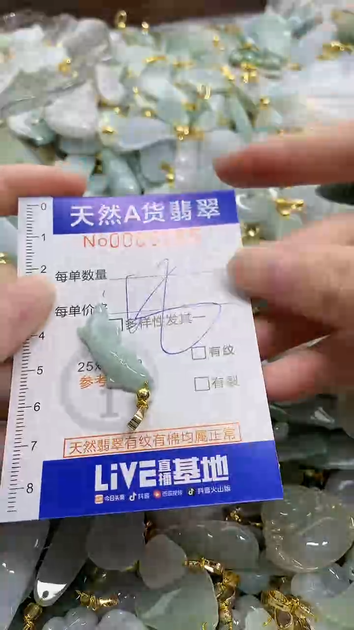 颈饰未镶嵌翡翠天然A货翡翠