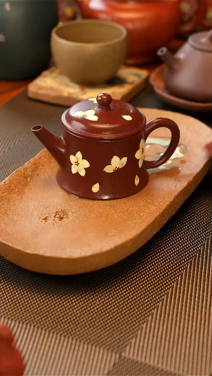 【闪购商品】紫砂茶壶飞花 柱础 