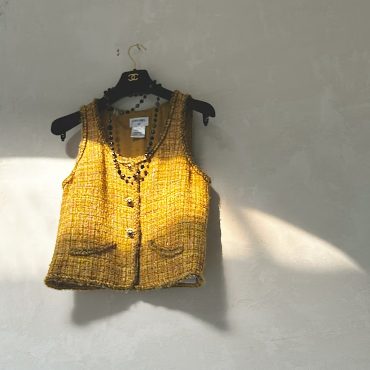 99新 Chanel/香奈儿 Chanel威尼斯度假风琉璃扣马甲