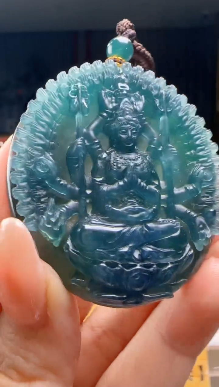 【闪购商品】翡翠吊坠(不含链)未镶嵌多样性发一YJ@@WS50125H019