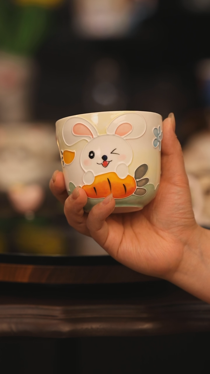 【闪购商品】摆件景德镇釉下彩绘设计师款陶瓷