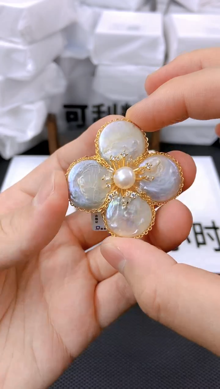 未镶嵌耳饰淡水珍珠XZ1007