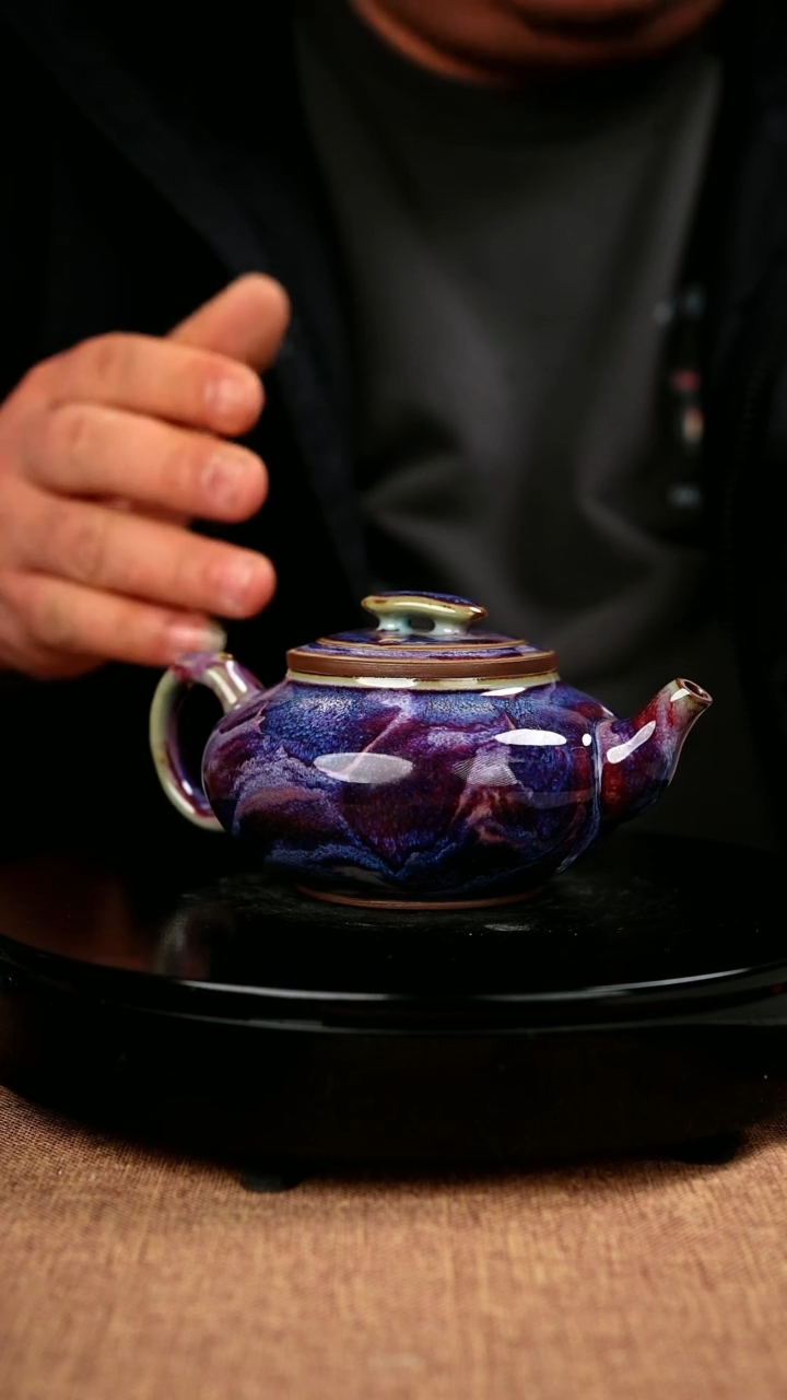 【闪购商品】785#国工一级品原矿钧瓷炉钧釉上新桥