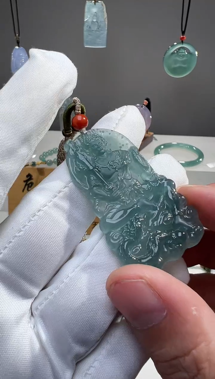 吊坠(不含链)未镶嵌翡翠不动明王