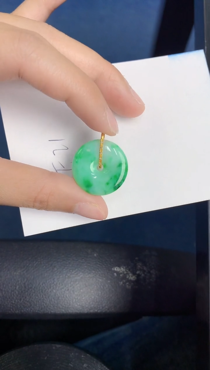 【闪购商品】翡翠颈饰18K金镶嵌000000000