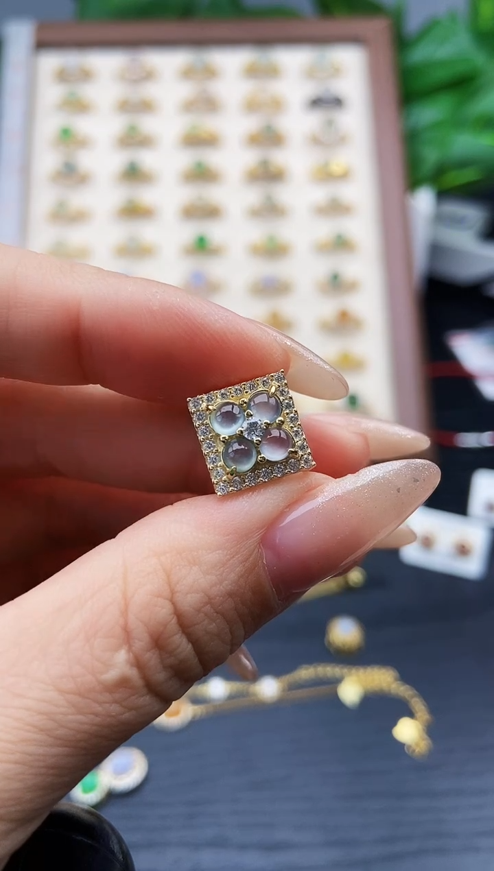 颈饰银S925镶嵌翡翠12