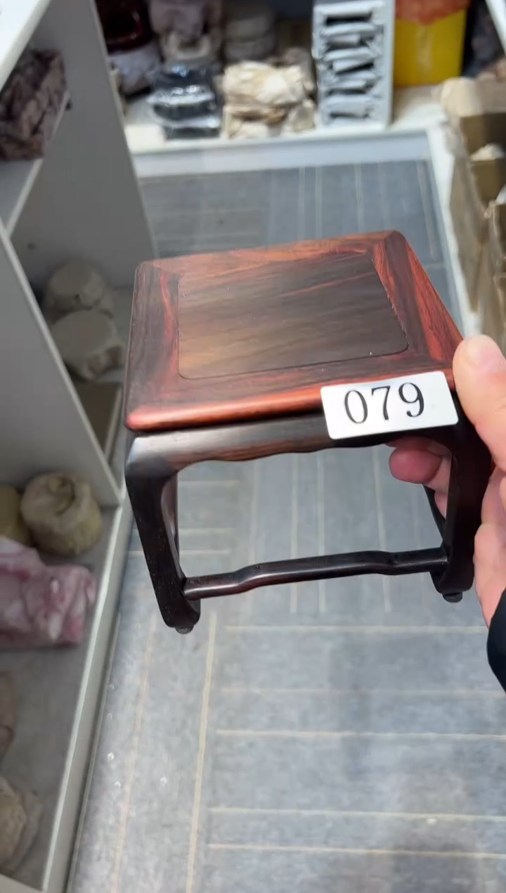 【闪购商品】红酸枝木类端景台工艺品底座079