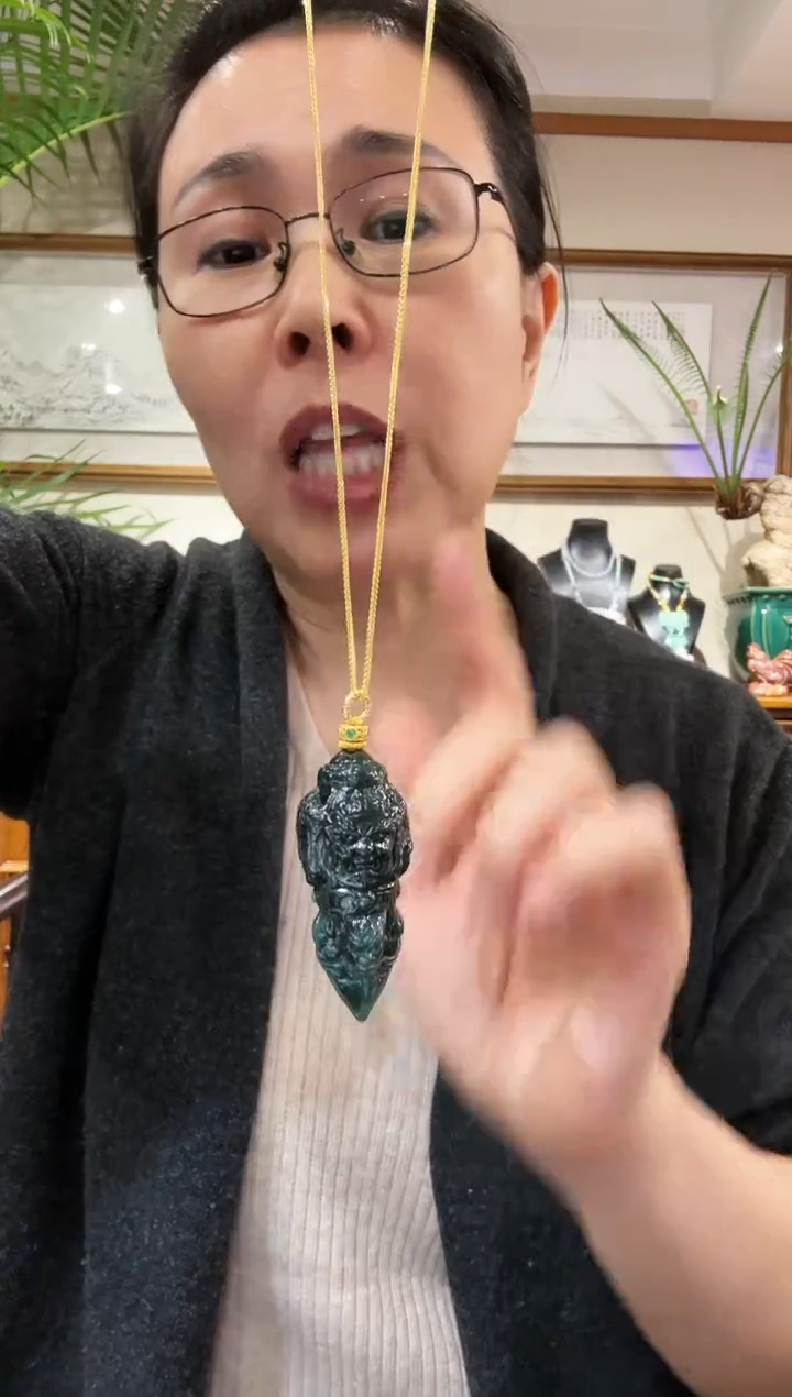 【闪购商品】翡翠颈饰未镶嵌国风