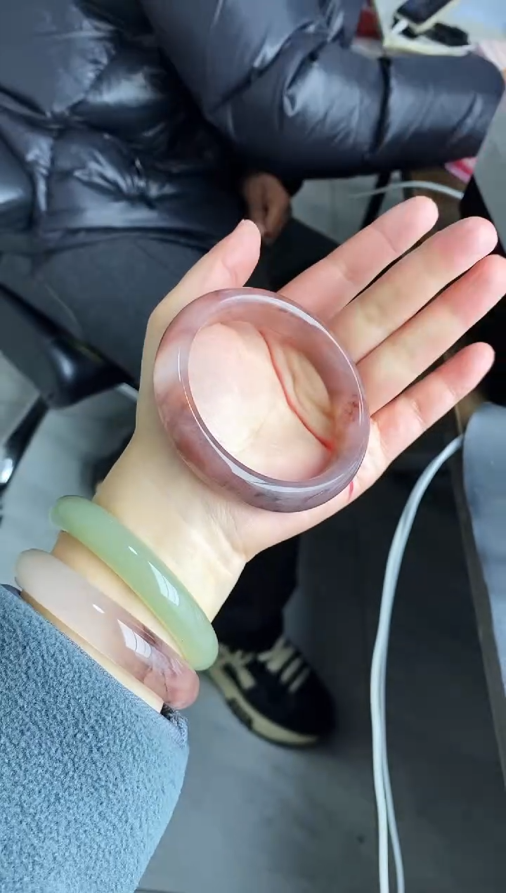 未镶嵌手镯石英质玉瑕疵137+61/62