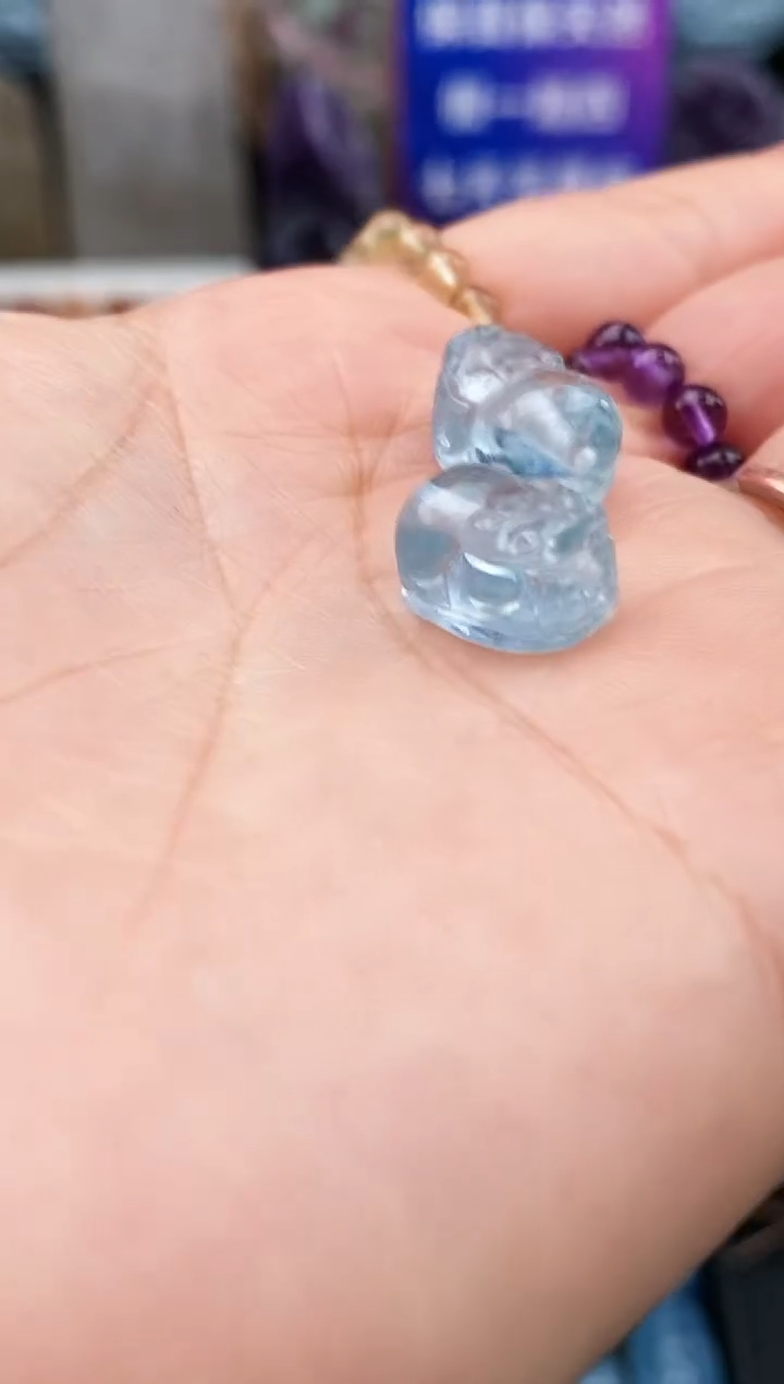 【闪购商品】海蓝宝石颈饰未镶嵌115a多样性发其一/1.16/1个