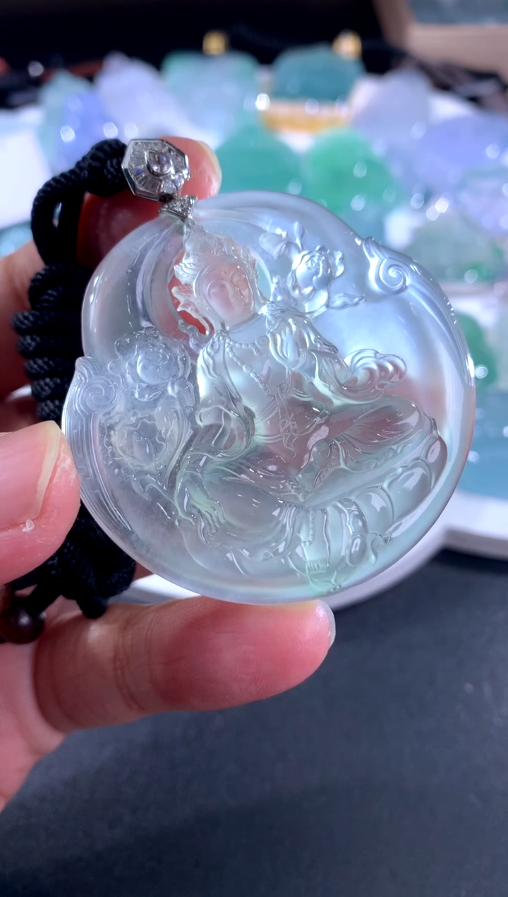 【闪购商品】翡翠颈饰未镶嵌天然A货翡翠 定制翡翠 定金