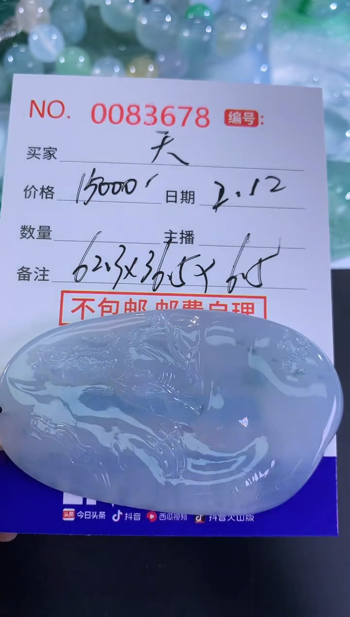 【闪购商品】翡翠颈饰未镶嵌天
