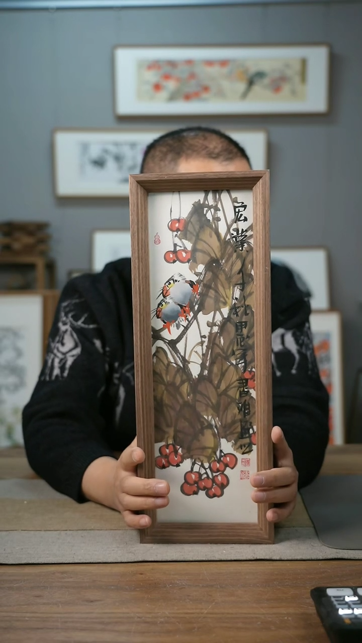 【闪购商品】书法协会会员老师带框作品-手书/绘同款作品