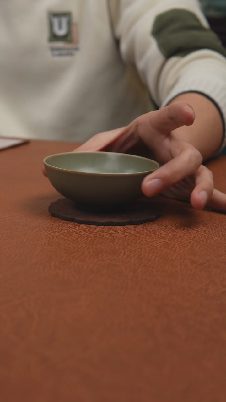 【闪购商品】杯汝州原产地原矿釉仿古鸡心盏