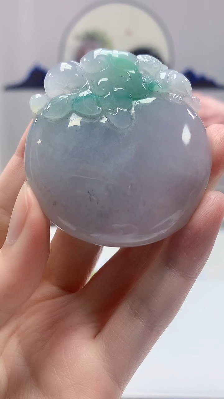 【闪购商品】定制翡翠未镶嵌4852zm-毛货赠珠链