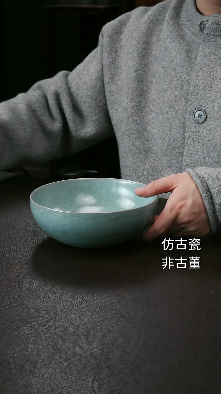 其他鱼鳞片海浪纹钵型洗36