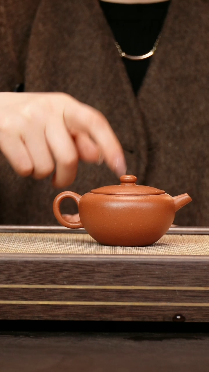 茶壶紫砂降坡泥 扁珠150cc