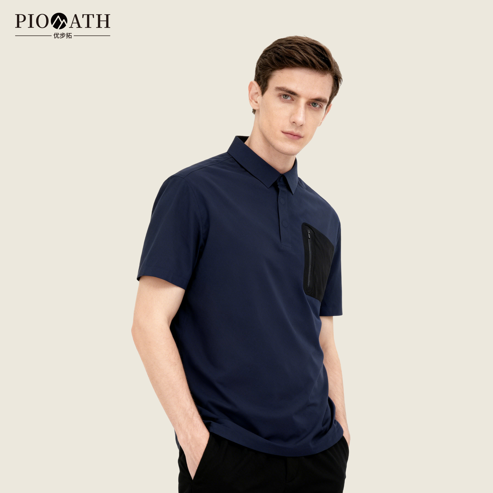 优步拓│翻领短袖POLO衫A05