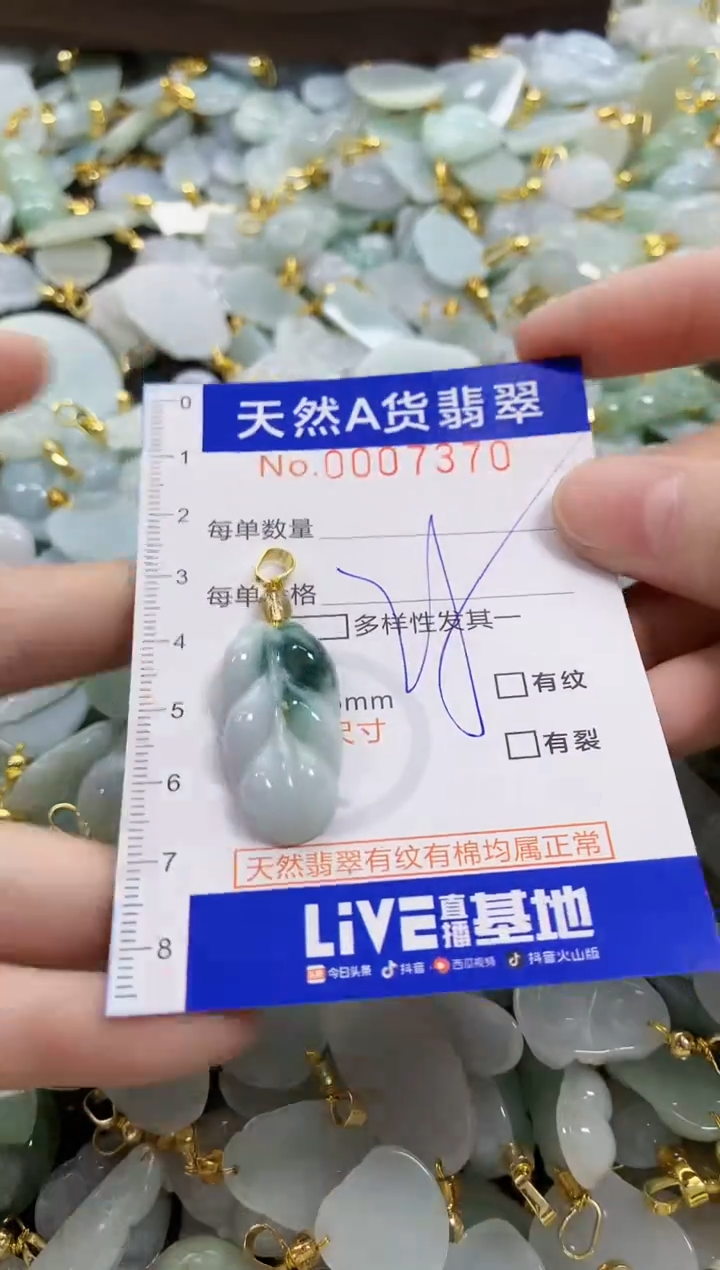 颈饰未镶嵌翡翠天然A货翡翠