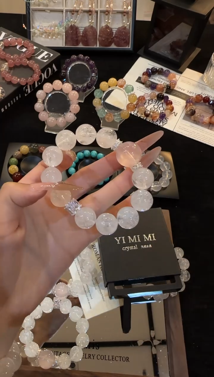 合金手链水晶白阿赛x3514