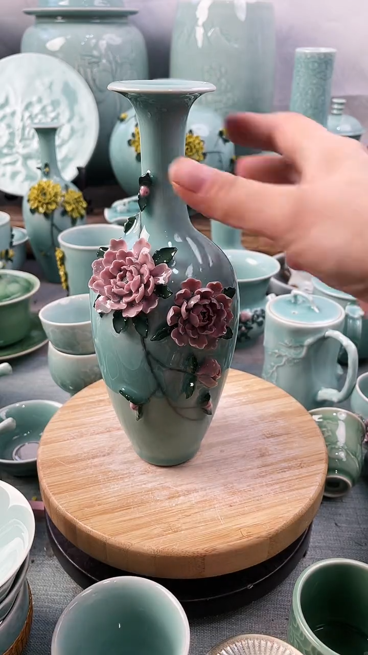 【闪购商品】全手福利款 慧仙青瓷 瓷器1111