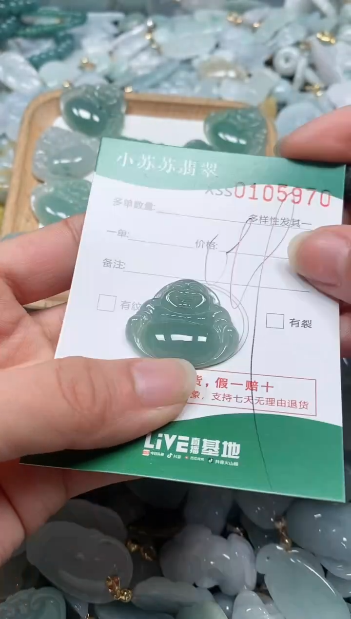 【闪购商品】翡翠颈饰未镶嵌闪购商品0105970