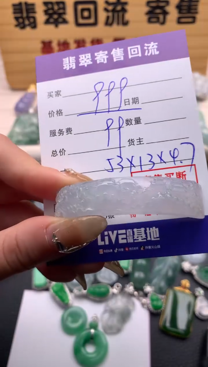 【闪购商品】翡翠颈饰未镶嵌21009886