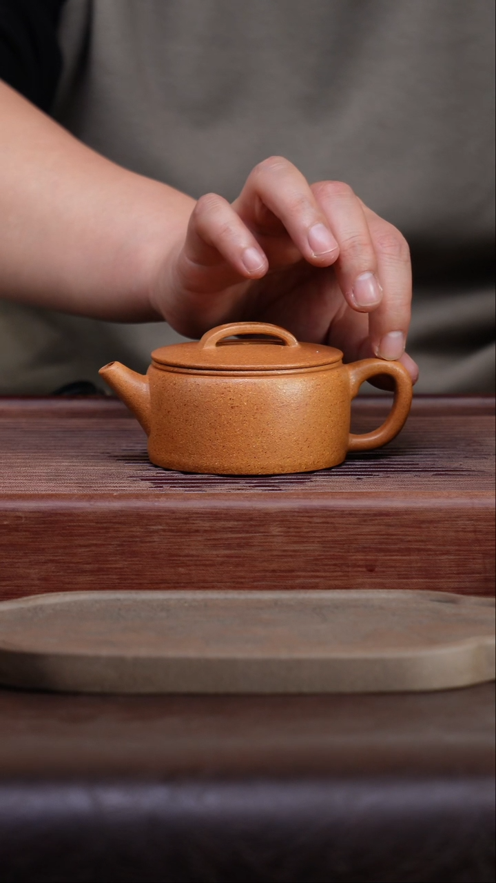 茶壶紫砂黄金段 汉瓦