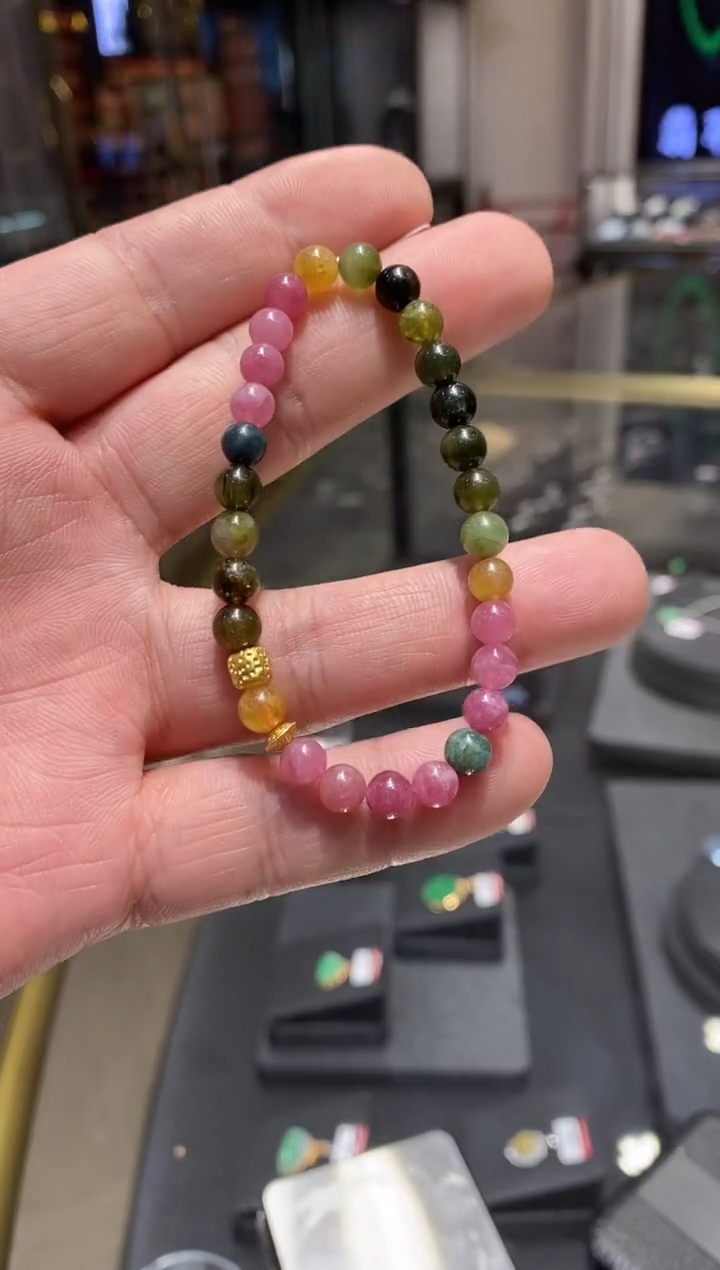 【闪购商品】碧玺手链未镶嵌亏米福利6+