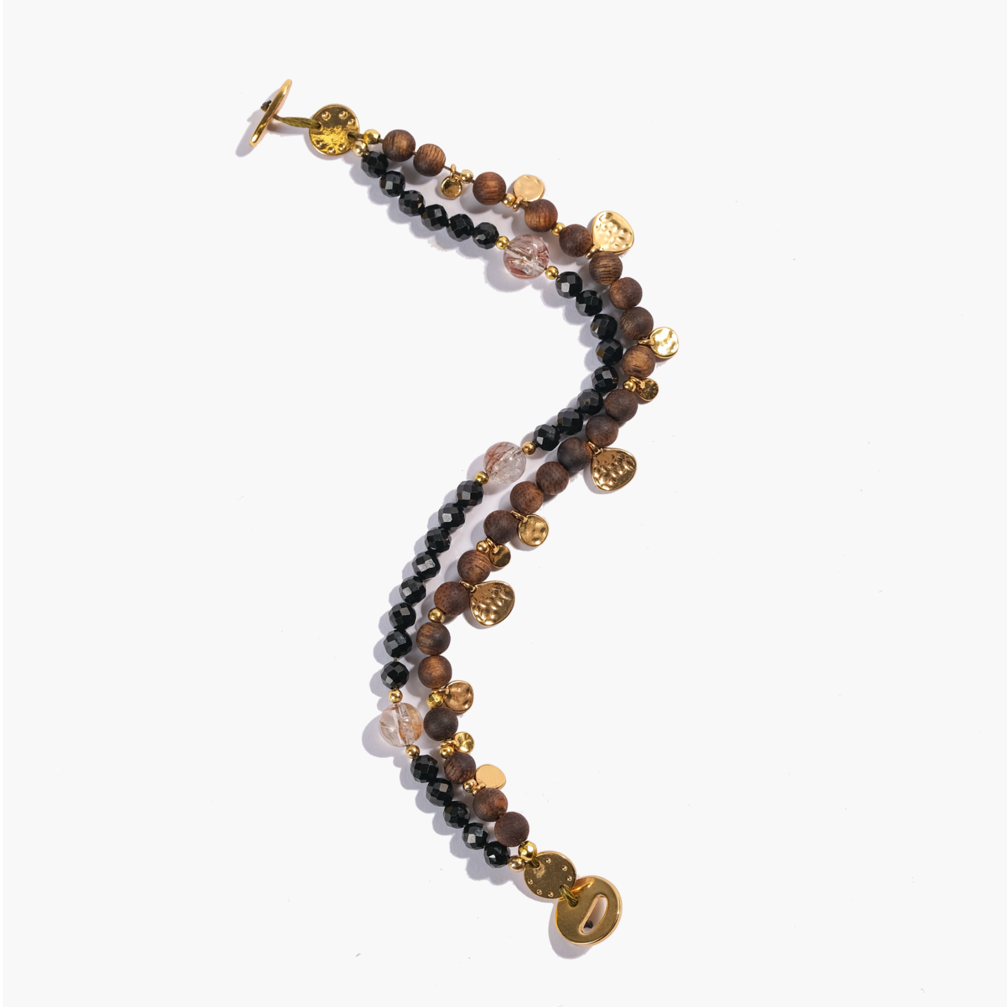 沉香【波西野蔓】尖晶石+海南沉香 原创设计手串（多样性发其一）定制