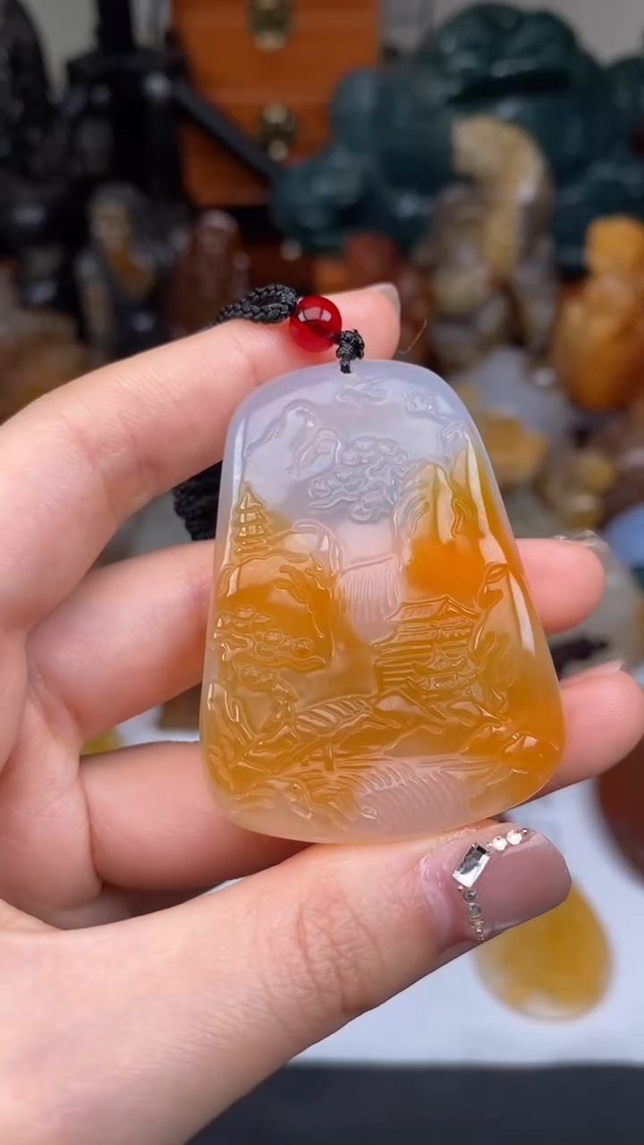 玛瑙/玉髓颈饰未镶嵌AA