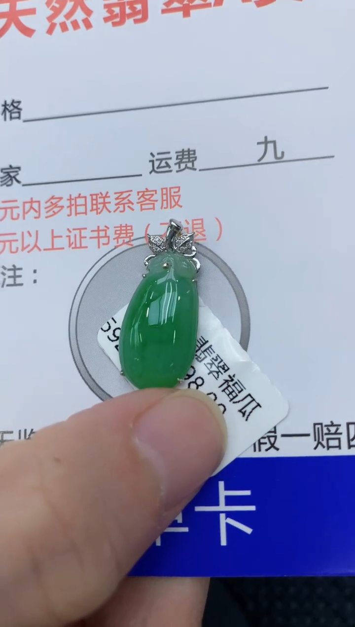 【闪购商品】翡翠颈饰18K金镶嵌111111111111