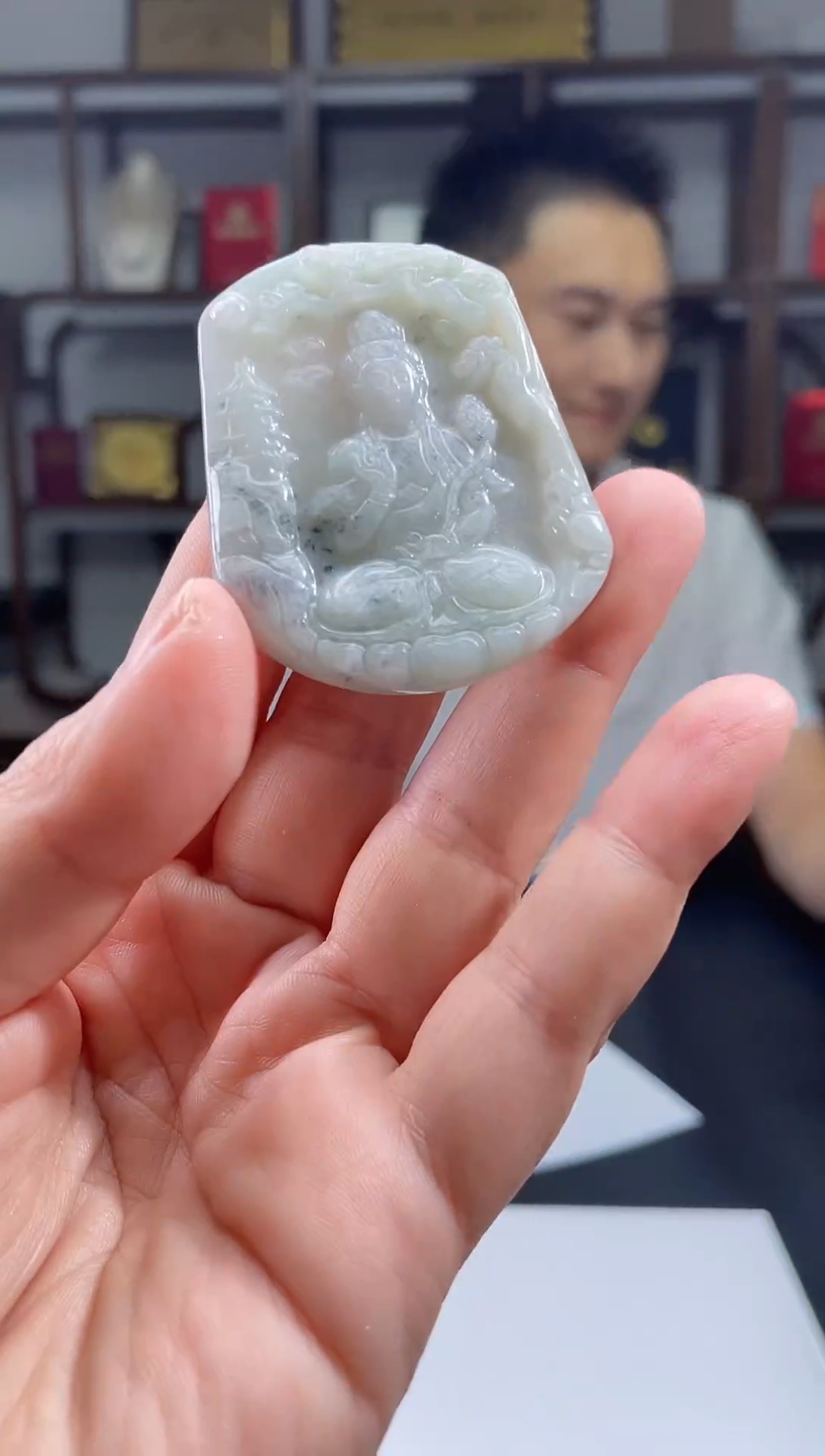 吊坠(不含链)未镶嵌翡翠天然A货翡翠多样性发其一JYZY-9.17/2-9