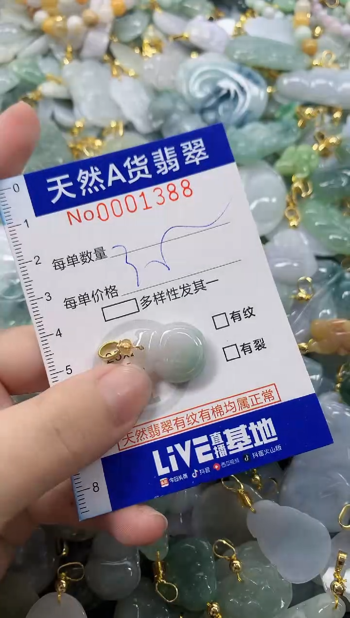 颈饰未镶嵌翡翠天然A货翡翠