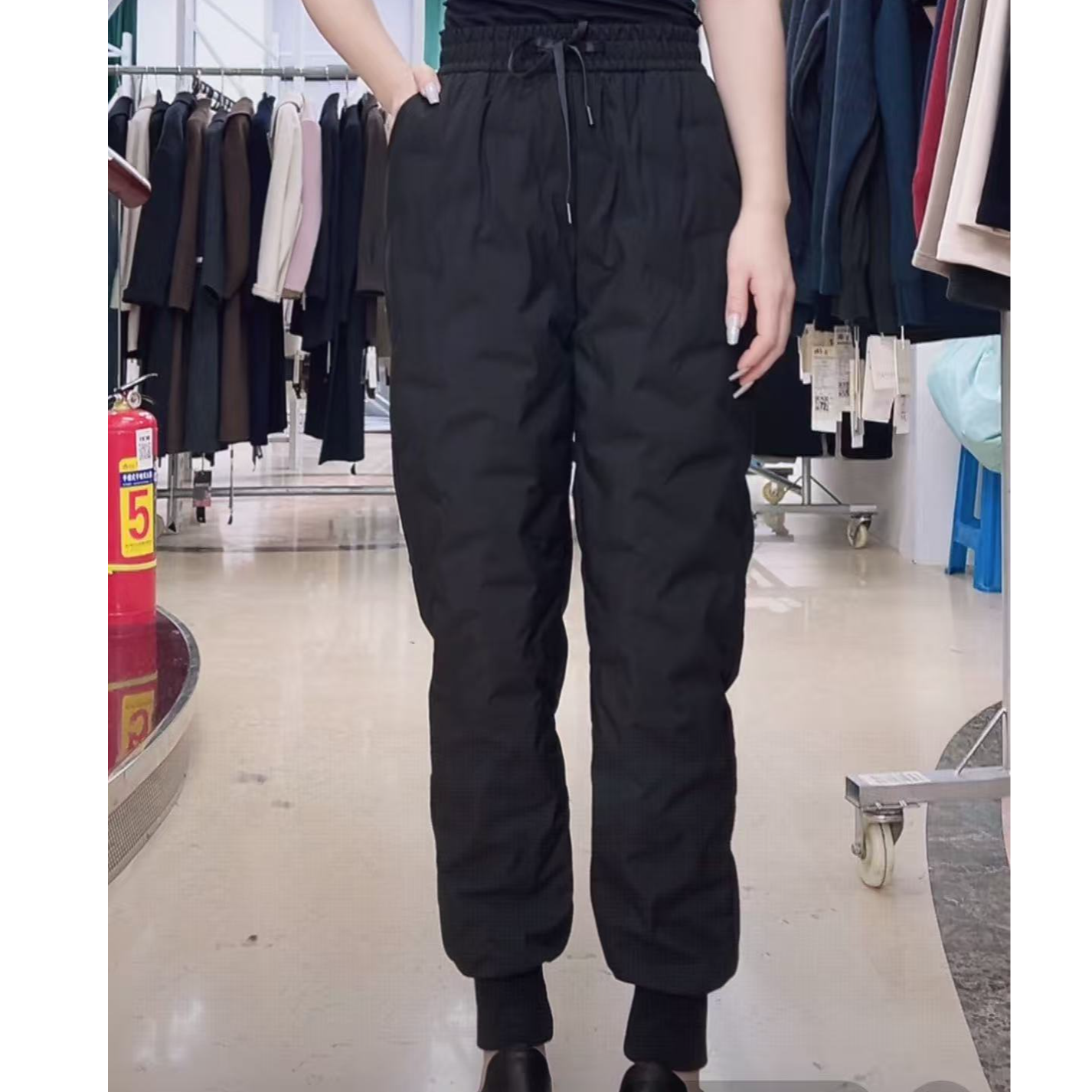 JF8078（聚水潭） (女）(小火炉 ）(90白鸭绒）休闲裤百搭女款羽绒裤