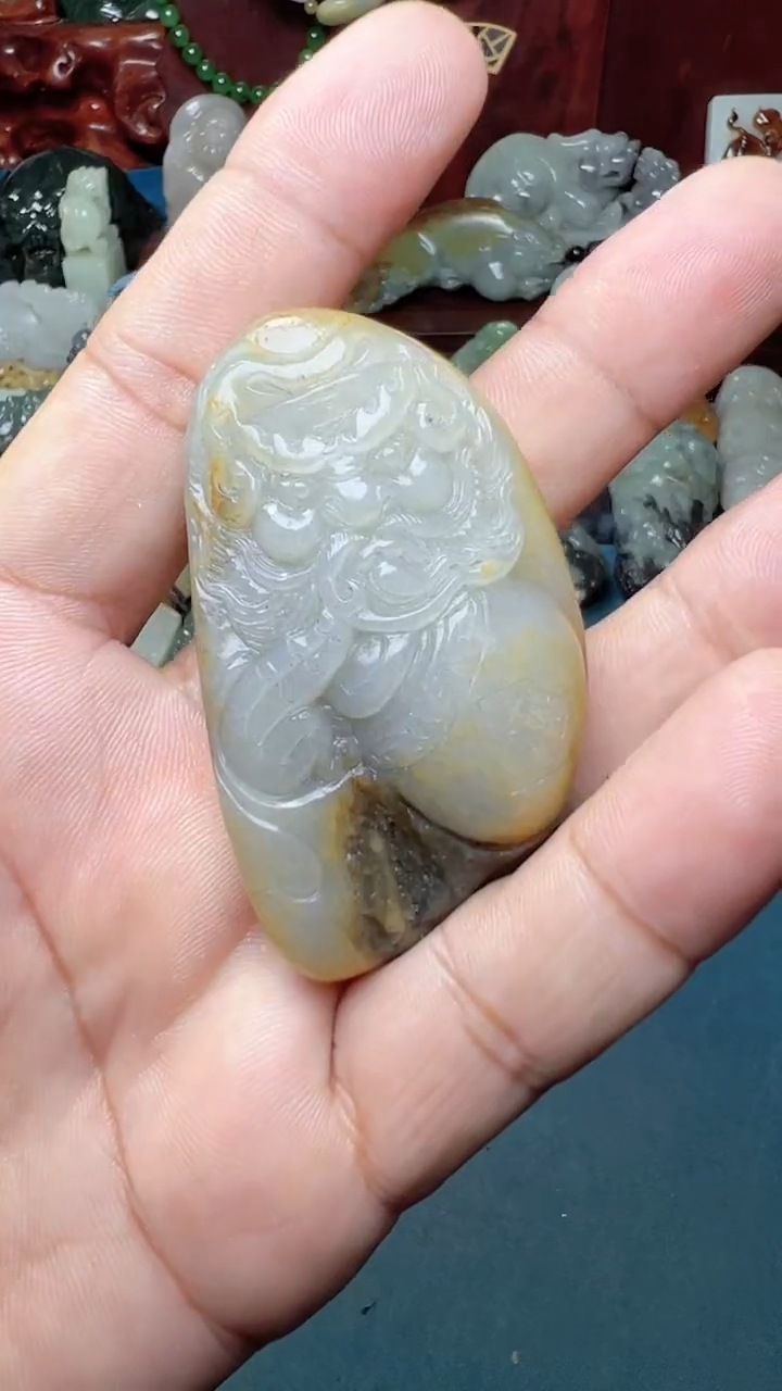 未镶嵌和田玉把件-