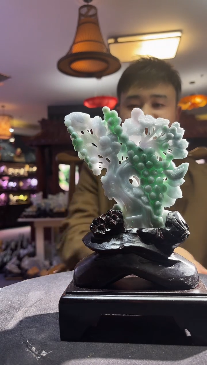 未镶嵌定制翡翠55/1121/Y/富贵满堂