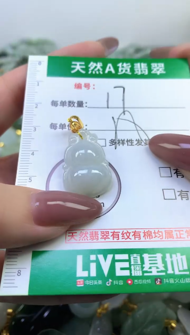 颈饰未镶嵌翡翠纯天然缅甸A货翡翠17