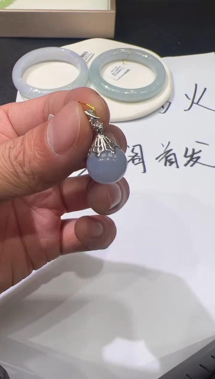 【闪购商品】翡翠颈饰18K金镶嵌TH0219-025-224