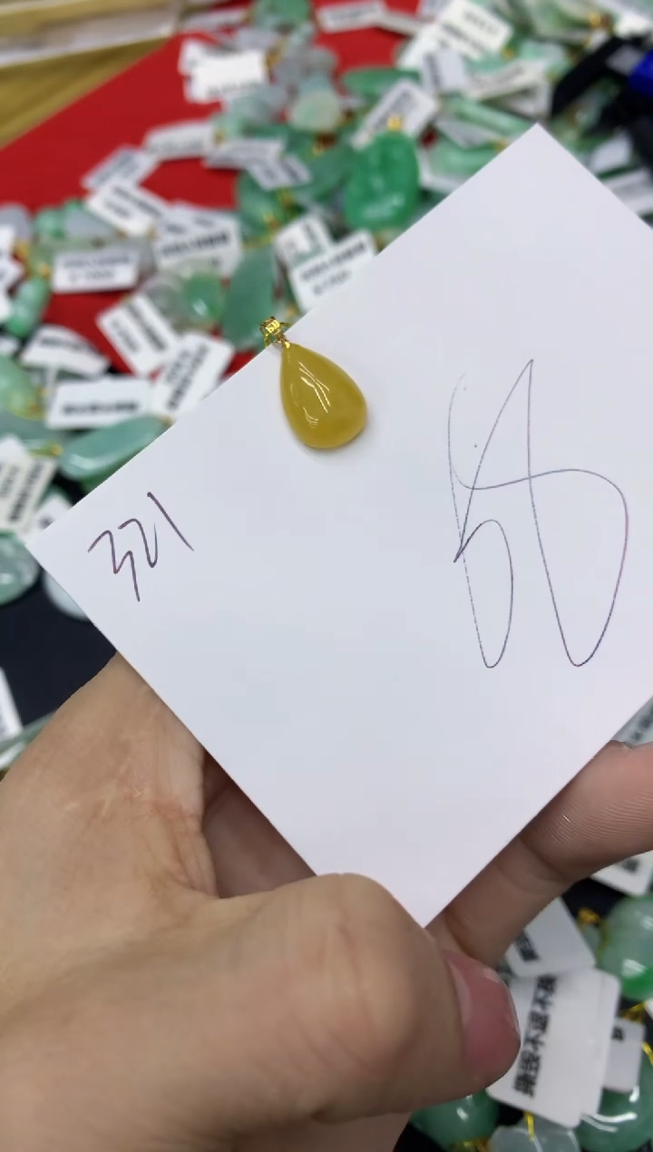【闪购商品】翡翠颈饰18K金镶嵌1111111111
