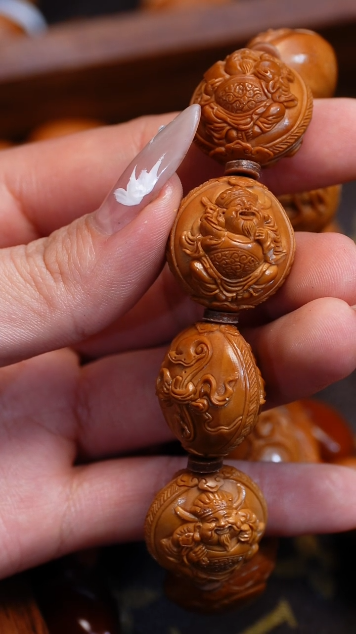 【闪购商品】橄榄核吊坠苏工橄榄核