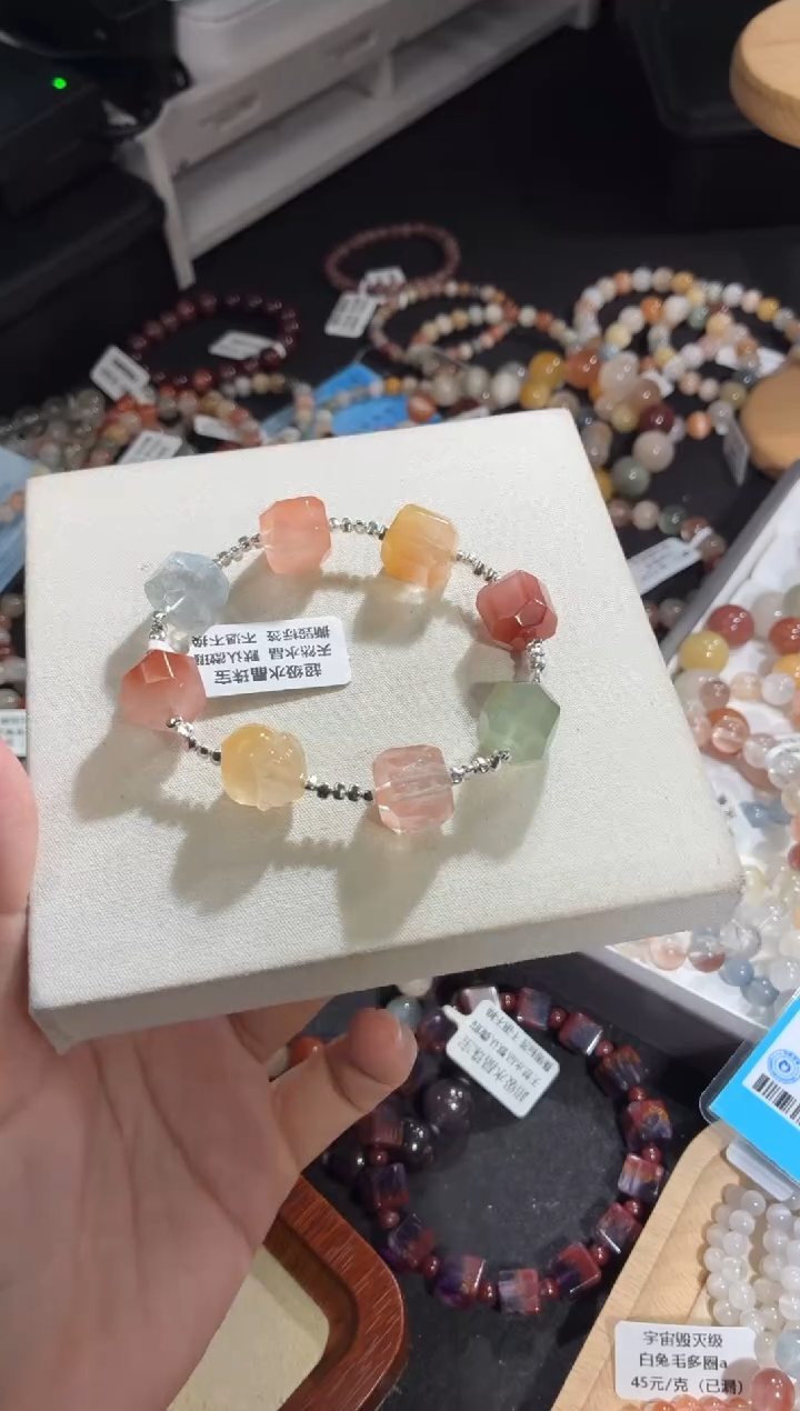 未镶嵌手串水晶96号多样性发一I12+