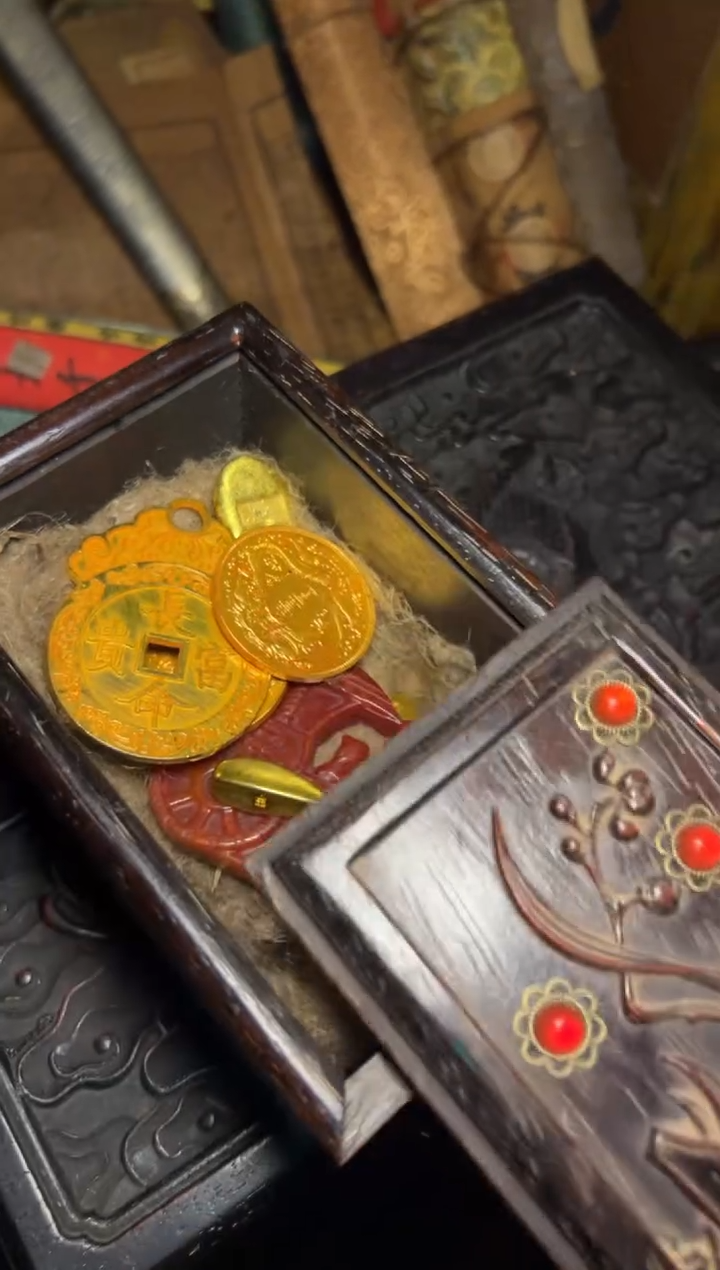 木--BM福利-复古工艺--开/兰花盒