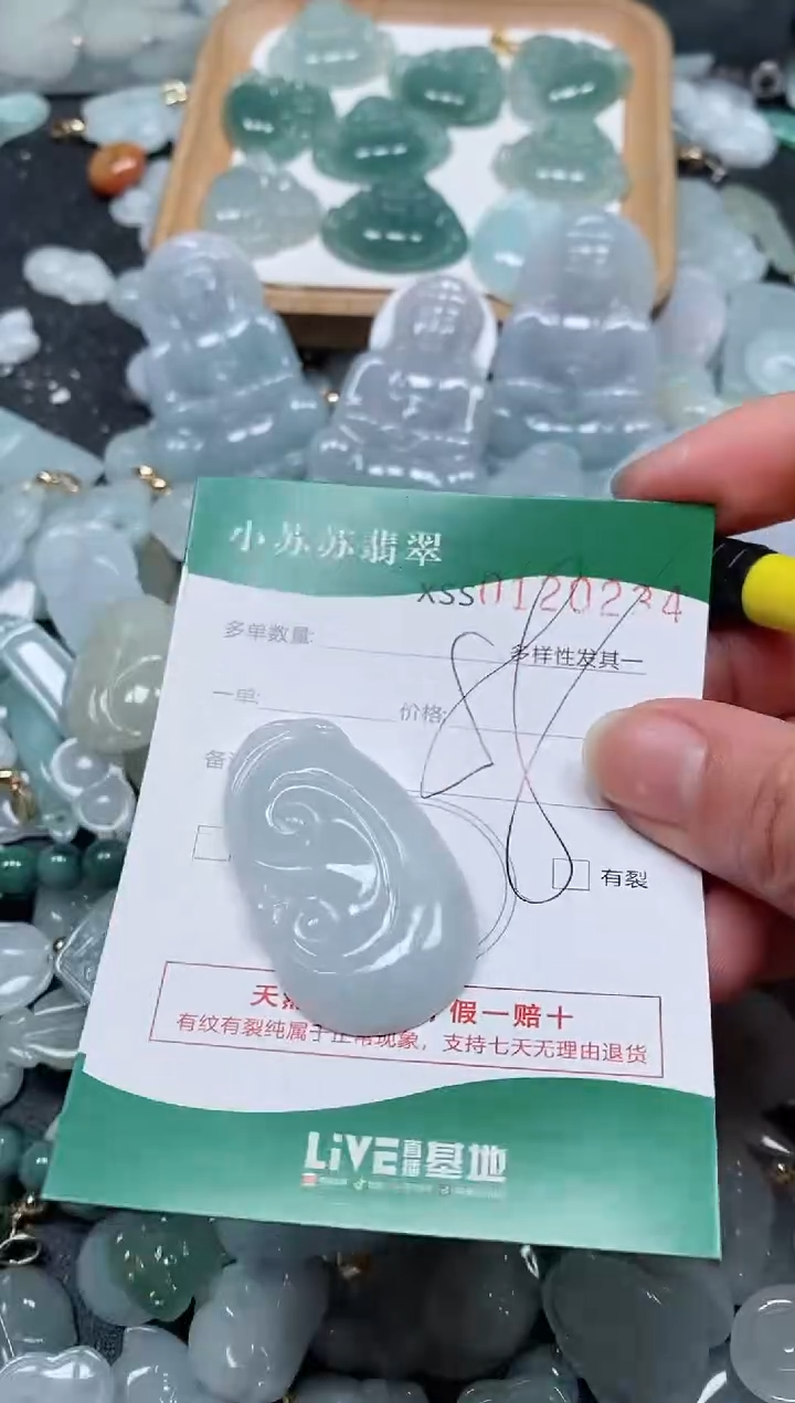 【闪购商品】翡翠颈饰未镶嵌闪购商品0120234