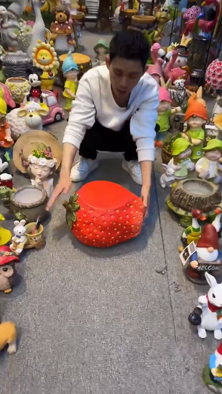 【闪购商品】无铅玻璃花园摆件&000&